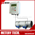 Wall mounted ultrasonic flow meter